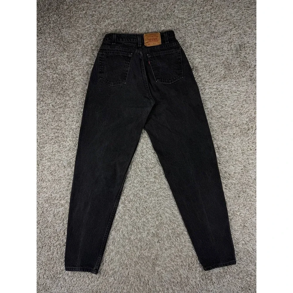 Vintage 1993 Levi's 560 Loose Fit Black Jeans Made in USA W30 L36